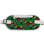 Rectangles on a green background                                                    Rounded Waist Pouch