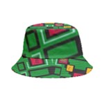 Rectangles on a green background                                                    Bucket Hat