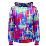 Red blue messy stripes                                                     Men s Pullover Hoodie