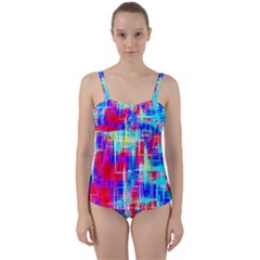 Twist Front Tankini Set 