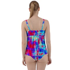 Twist Front Tankini Set 