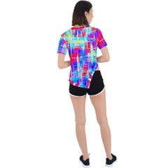 Asymmetrical Short Sleeve Sports T-Shirt 