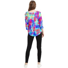 Chiffon Quarter Sleeve Blouse 