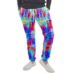 Red blue messy stripes                                                         Men s Jogger Sweatpants