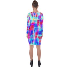 Asymmetric Cut-Out Shift Dress 