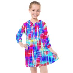 Kids  Quarter Sleeve Shirt Dress 