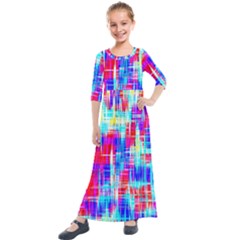 Kids  Quarter Sleeve Maxi Dress 