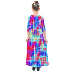 Kids  Quarter Sleeve Maxi Dress 