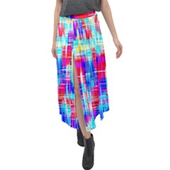 Velour Split Maxi Skirt 