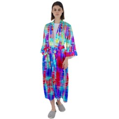 Maxi Satin Kimono 