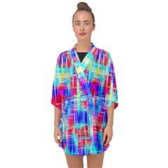 Half Sleeve Chiffon Kimono 