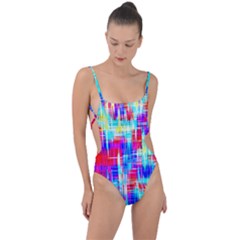 Tie Strap One Piece Swimsuit 