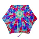 Red blue messy stripes                                                         Umbrella