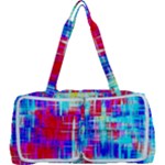 Red blue messy stripes                                                         Multi Function Bag