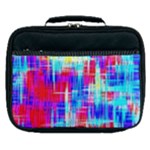 Red blue messy stripes                                                         Lunch Bag