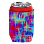 Red blue messy stripes                                                     Thermal Can Holder