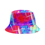 Red blue messy stripes                                                     Bucket Hat