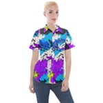 Shaky shapes                                                        Women s Short Sleeve Pocket Shirt