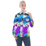 Shaky shapes                                                         Women s Long Sleeve Pocket Shirt