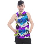 Shaky shapes                                                        Men s Sleeveless Hoodie