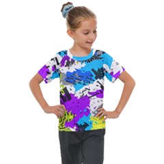 Kids  Mesh Piece T-Shirt 