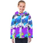 Shaky shapes                                                         Kids  Hooded Puffer Jacket