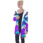 Shaky shapes                                                         Longline Hooded Cardigan