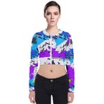 Shaky shapes                                                         Zip Up Bomber Jacket