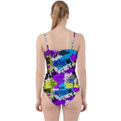 Cut Out Top Tankini Set 