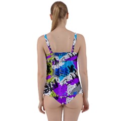 Twist Front Tankini Set 