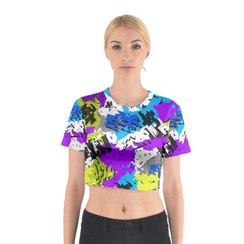 Shaky shapes                                                          Cotton Crop Top from ArtsNow.com