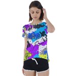 Shaky shapes                                                          Short Sleeve Foldover Tee