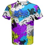 Shaky shapes                                                          Men s Cotton Tee