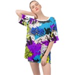 Shaky shapes                                                        Oversized Chiffon Top