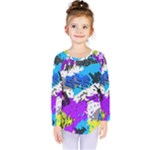 Shaky shapes                                                           Kids  Long Sleeve Tee