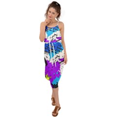 Waist Tie Cover Up Chiffon Dress 