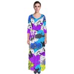 Shaky shapes                                                            Quarter Sleeve Maxi Dress