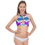 Shaky shapes                                                        Cross Front Halter Bikini Top