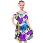 Shaky shapes                                                      Kids  Cut Out Shoulders Chiffon Dress