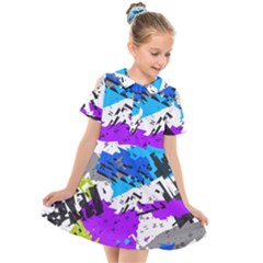 Kids  Short Sleeve Shirt Dress 