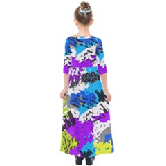 Kids  Quarter Sleeve Maxi Dress 