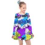 Shaky shapes                                                         Kids  Long Sleeve Dress