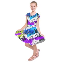 Kids  Short Sleeve Dress 