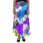 Shaky shapes                                                        Flared Maxi Skirt