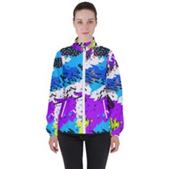 Women s High Neck Windbreaker 