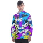 Shaky shapes                                                         Men s Front Pocket Pullover Windbreaker