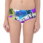 Shaky shapes                                                          Mid-Waist Bikini Bottoms