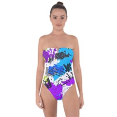 Tie Back One Piece Swimsuit 