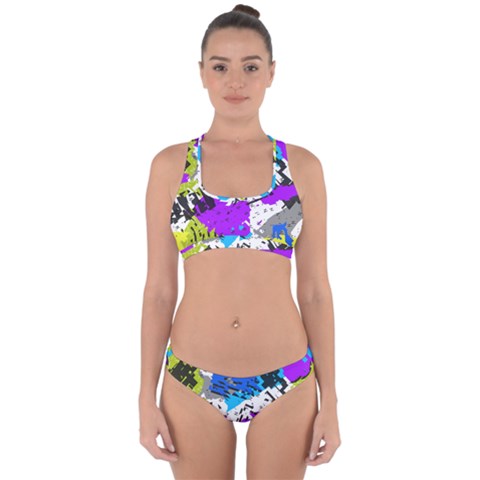 Shaky shapes                                                         Cross Back Hipster Bikini Set from ArtsNow.com