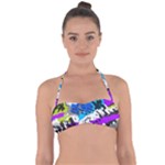 Shaky shapes                                                          Halter Bandeau Bikini Top